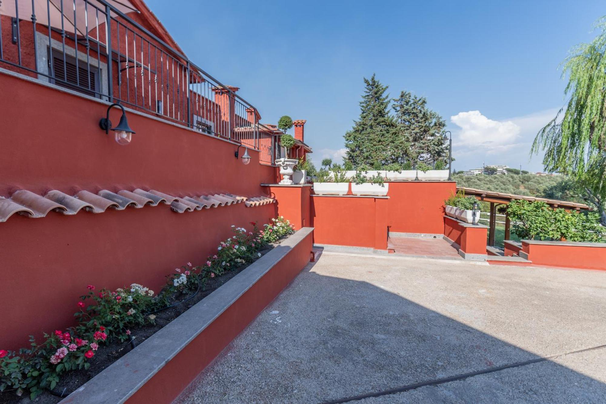 La Villetta Nel Parco La Giustiniana Exterior foto